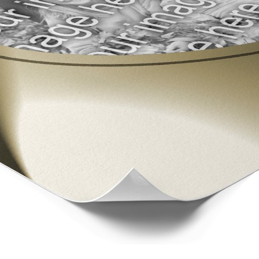 Schattige honkbal vader Lijst Creëer je eigen foto Poster (Hoek)