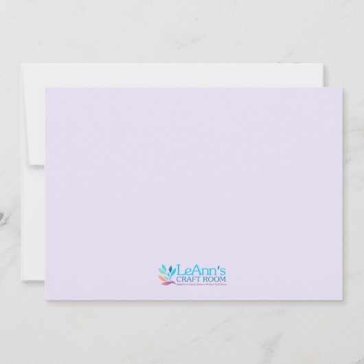 Schattige Hoogland Koe Bloemen Baby shower Kaart (Achterkant)