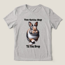 Schattige hopkonijn Tri-Blend shirt