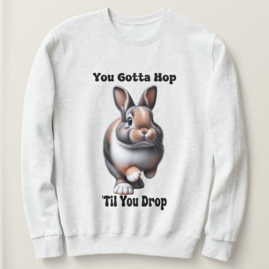 Schattige hopkonijn trui (Design voorkant)