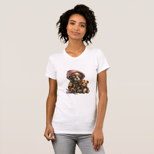 Schattige horror t-shirt (Voorkant volledig)