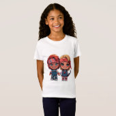 Schattige horror t-shirt (Voorkant volledig)