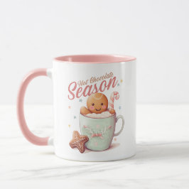 Schattige Hot Chocolate Seizoen Sweet Christmas Mok