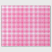 Schattige Hot Pink Polka Dots Pattern Cadeaupapier (Vlak)