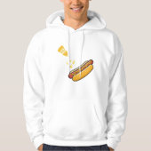 Schattige Hotdog & Mosterd Fles Hoodie (Voorkant)