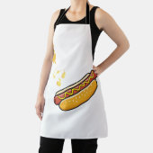 Schattige Hotdog & Mosterd Fles Schort (Insitu)