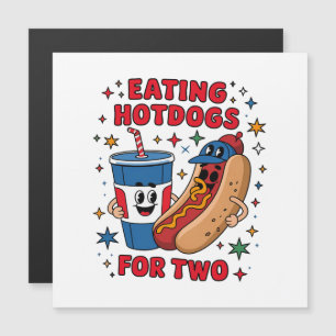 Schattige Hotdogs op 4 Juli