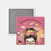 Schattige hou ik van grote boeken magneet (Voorkant / Achterkant)