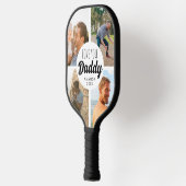 Schattige hou je 'papa' aangepaste fotocollage pickleball paddle (Links)