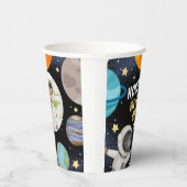 Schattige Houston We hebben een jaar oude 1e verja Papieren Bekers (Rechts)