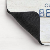 Schattige houtextuur, Starfish, strand Muismat (Hoek)