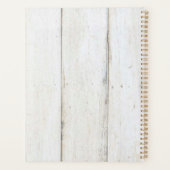 Schattige houtextuur, Starfish, strand Planner (Achterkant)