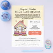 Schattige Huis Caregiver Services Geel Flyer (Enkel)
