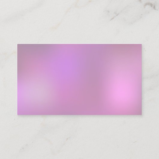 Schattige huis schoonmaakservice Maid Floral Visitekaartje (Achterkant)