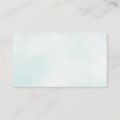 Schattige huis schoonmaken Maid Service Modern Visitekaartje (Achterkant)