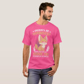 Schattige huisdier eigenaar Fennec Foxes Fox T-shirt (Voorkant volledig)