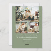 Schattige huisdier Het is een wonderbaarlijk leven Feestdagenkaart (Achterkant)