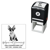 Schattige huisdier Sphynx kat verzorger Zelfinktende Stempel (In situ)