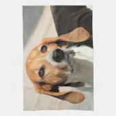 Schattige huisdierhond theedoek (Verticaal)