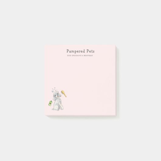 Schattige huisdierverzorger post-it® notes (Voorkant)