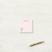 Schattige huisdierverzorger post-it® notes (Op bureau)
