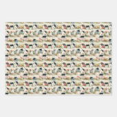 Schattige huisje kern betegeld Housewarming party Inpakpapier Vel (Voorkant)