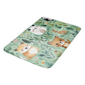 Schattige huisje kern groen veld Magnetisch Lijst Badmat (Gekanteld)