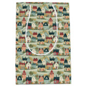 Schattige huisje kern House warming party Medium Cadeauzakje (Voorkant)