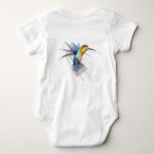 Schattige Hummingbird Baby Bodysuit (Achterkant)
