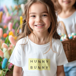 Schattige Hunny Bunny Kinder Pasen T-shirt