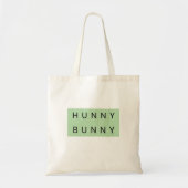 Schattige Hunny Bunny Kinder Pasen Tote Bag (Voorkant)