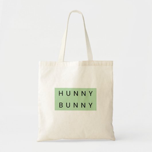 Schattige Hunny Bunny Kinder Pasen Tote Bag (Voorkant)