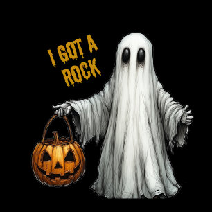 Schattige I Got A Rock Halloween Tote Bag