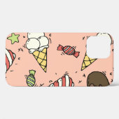 Schattige Ice Cream & Lollipops: Naadloos Case-Mate iPhone Case (Achterkant (horizontaal))