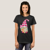 Schattige Ice Cream Lover Gnome voor Vrouwen met R T-shirt (Voorkant volledig)