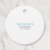 Schattige Ice Cream Thema Verjaardagsfeest Bedankjes Labels (Achterkant)