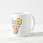 Schattige Iced Lemon Tea Drink Koffiemok (Voorkant rechts)