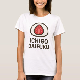 Schattige Ichigo Daifuku illustratie T-shirt