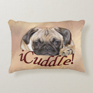 Schattige iCuddle Pug Puppy Accent Kussen