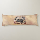 Schattige iCuddle Pug Puppy Lichaamskussen (Achterkant)