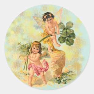 Schattige Iers Angels over Stickers