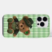 SCHATTIGE IERSE TETTYBEER MET GROEN RUITPATRONE iPhone HOESJE (Achterkant horizontaal)