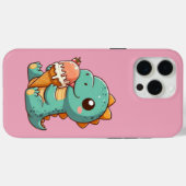 Schattige ijsje eten dino Case-Mate iPhone case (Achterkant (horizontaal))