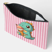 Schattige ijsje eten dino etui (Open)