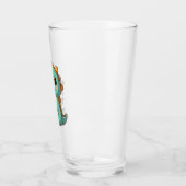 Schattige ijsje eten dino glas (Links)