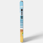 Schattige ijsje eten dino op het strand Case-Mate iPhone case (Achterkant / Links)