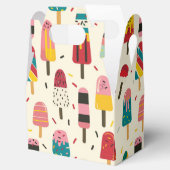 Schattige ijsje Verjaardagsfeest Bedankdoosjes (Geopend)