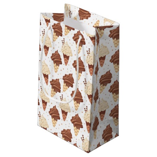 schattige ijspartij klein cadeauzakje (Achterkant Gekanteld)