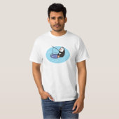 schattige ijsvis pinguïn t-shirt (Voorkant volledig)