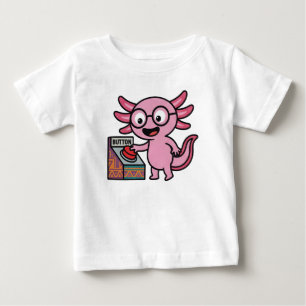 Schattige Ik Axolotl Vragen azteek O nee rode knop
